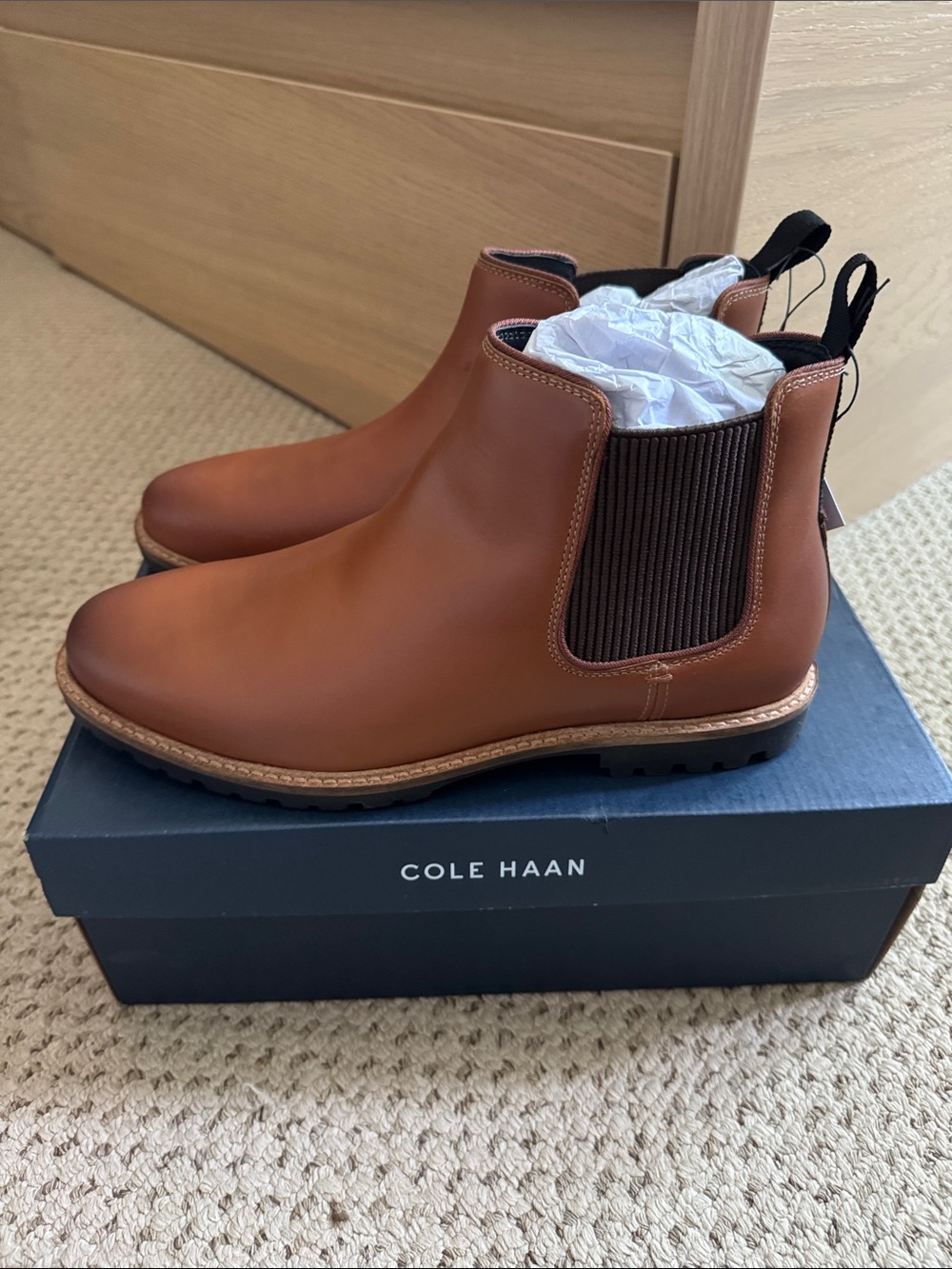 Cole Haan Midland Lug Sole Water-Resistant Chelsea Boots